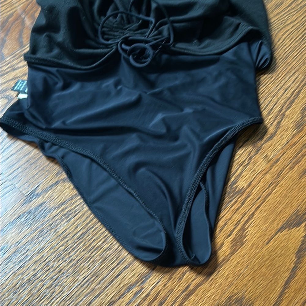 SHEIN Black Gathered Mini Skirt - Picture 7 of 7